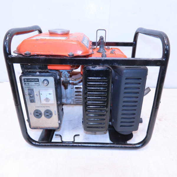 0306⑤ ジャンク品●日立●エンジン発電機●E12●ヒタチ