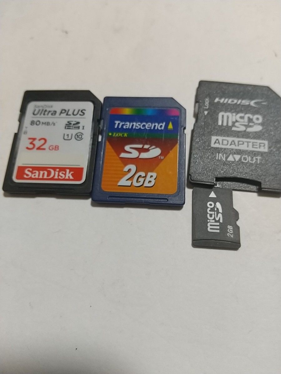 SDHCカード SDカード Transcend メモリーカード フォーマット済み SanDisk micro SD adapter