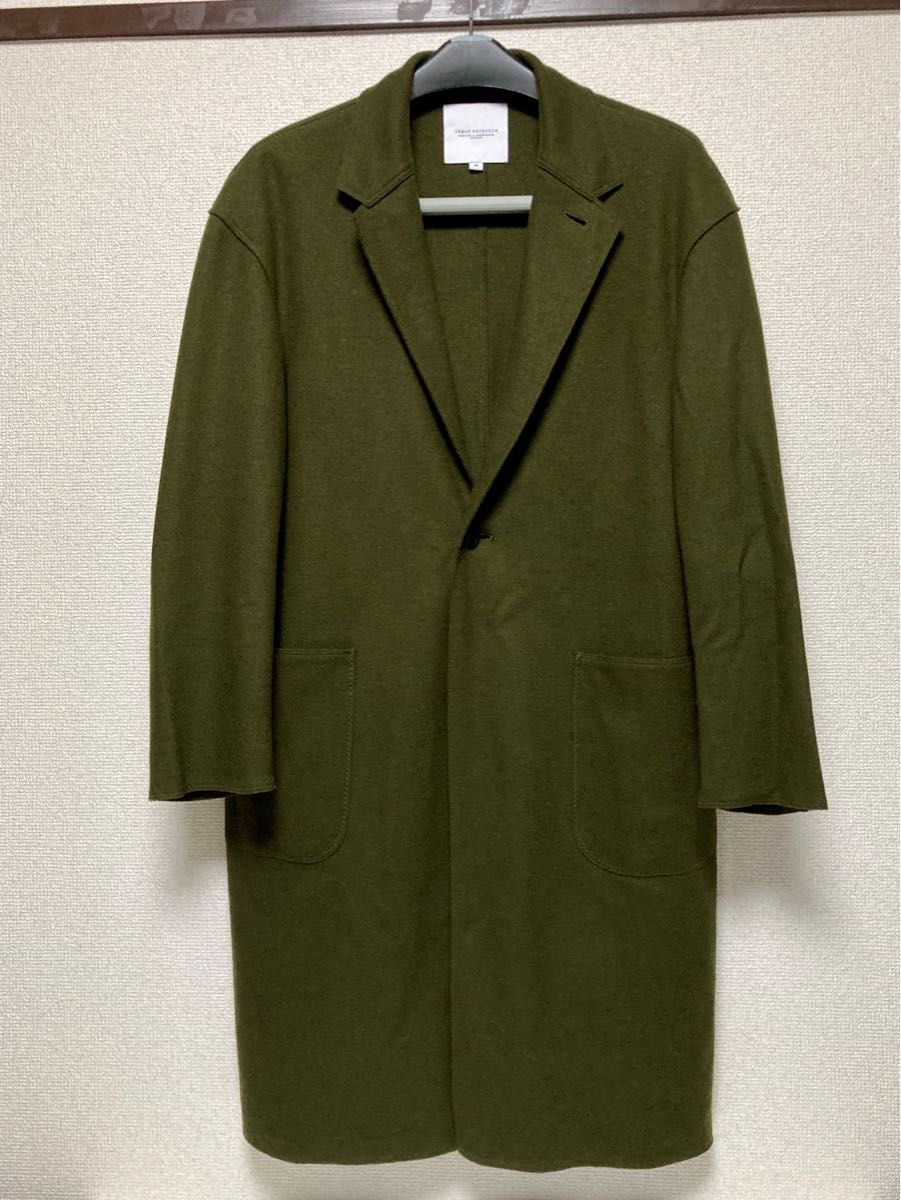 URBAN RESEARCH カーキ コート M アーバンリサーチ khaki グリーン Green 緑 チェスターコート