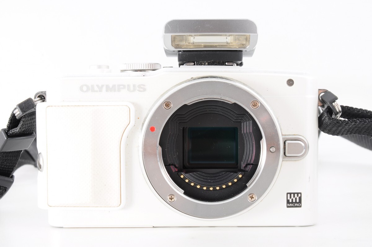 OLYMPUS オリンパス PEN Lite E-PL6 40-150mm 1:4-5.6 14-42mm 1:3.5-5.6 M.ZUIKO DIGITAL レンズ ミラーレス デジタルカメラ RK-569NT/103_画像2