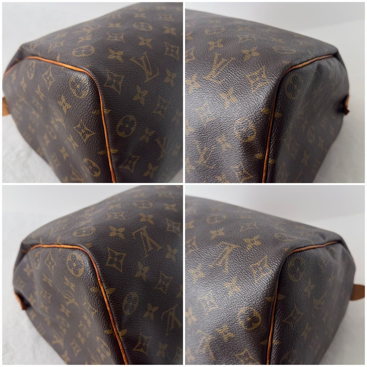 1円〜★LOUIS VUITTON ルイヴィトン モノグラム スピーディ35 M41524 ミニボストン ハンドバッグ レディース ブラウン レザー PVC 茶色 11_画像5