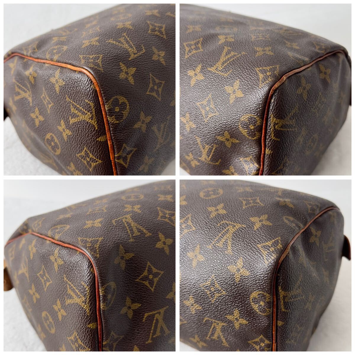 1円〜★LOUIS VUITTON ルイヴィトン スピーディ25 モノグラム ミニボストン ハンドバッグ M41528 ブラウン レディース レザー 2_画像5