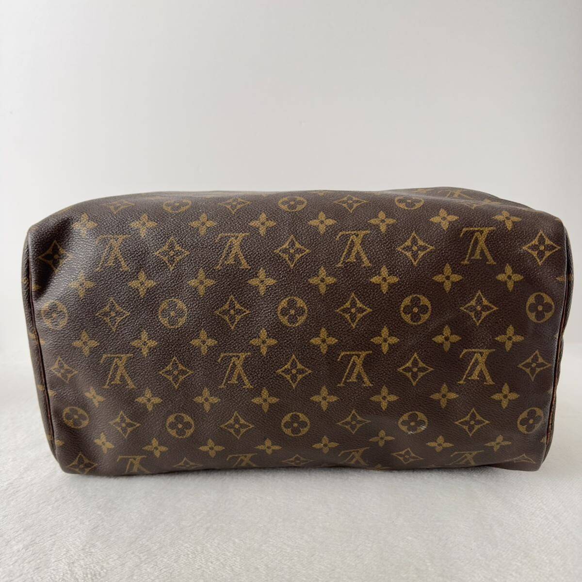 1円〜★LOUIS VUITTON ルイヴィトン モノグラム スピーディ35 M41524 ミニボストン ハンドバッグ レディース ブラウン レザー PVC 茶色 12_画像8