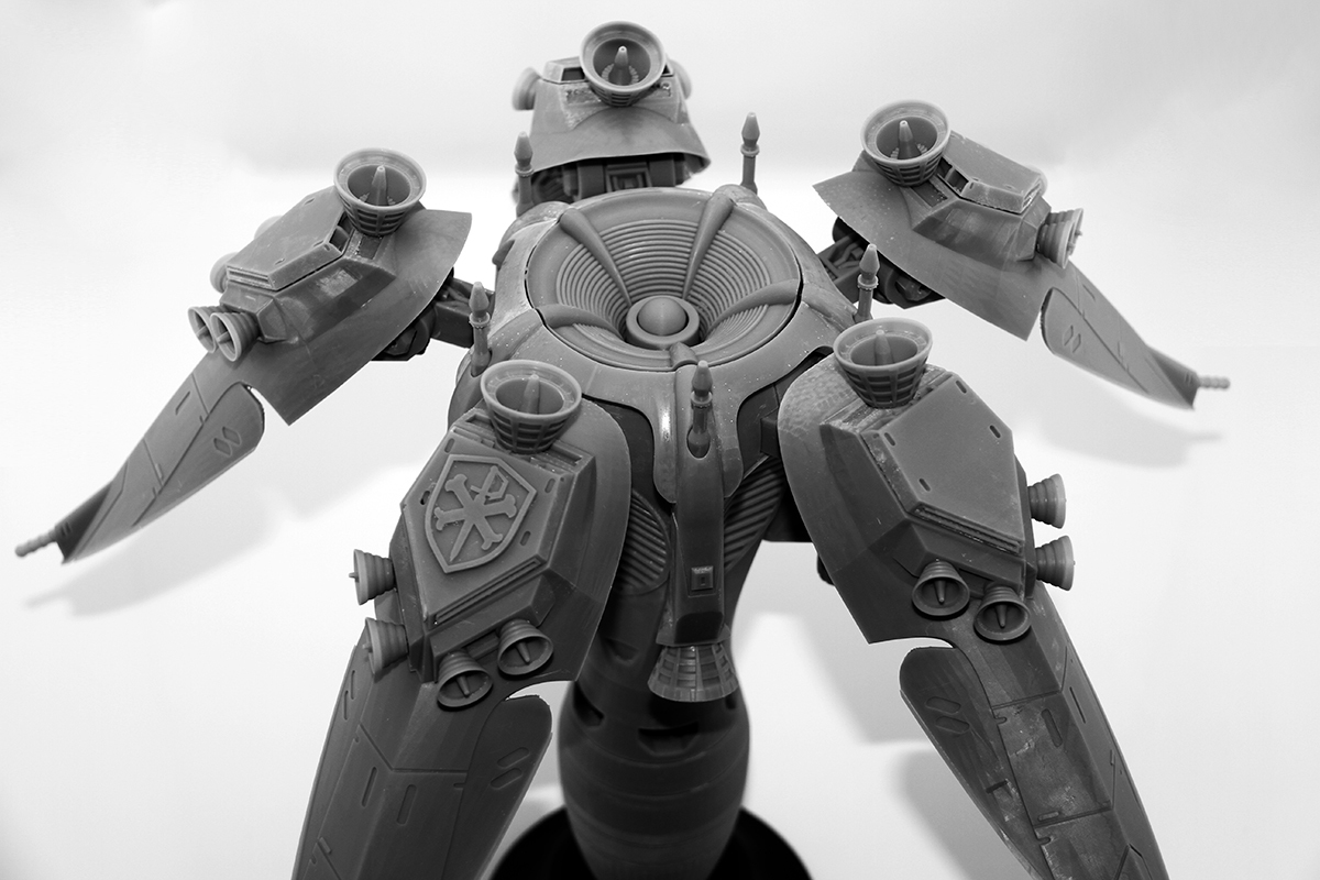 1/144 XMA-01 RAFFLESIA ラフレシア レジンキット [機動戦士ガンダムF91 クロスボーン バンガード カロッゾ ロナ]_画像2