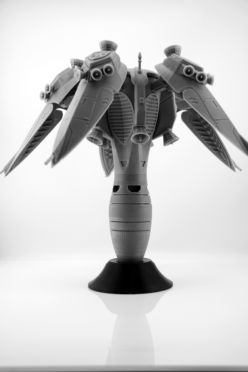 1/144 XMA-01 RAFFLESIA ラフレシア レジンキット [機動戦士ガンダムF91 クロスボーン バンガード カロッゾ ロナ]_画像3