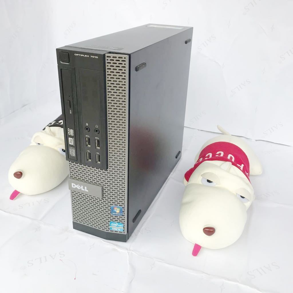 Win10 Pro 64bit DELL OPTIPLEX 7010 SFF 第3世代 Core i5-3570 3.4GHz 8GB /500GB 動作確認済中古 DVD/2021office搭載 良品Wi-Fi無線_画像1