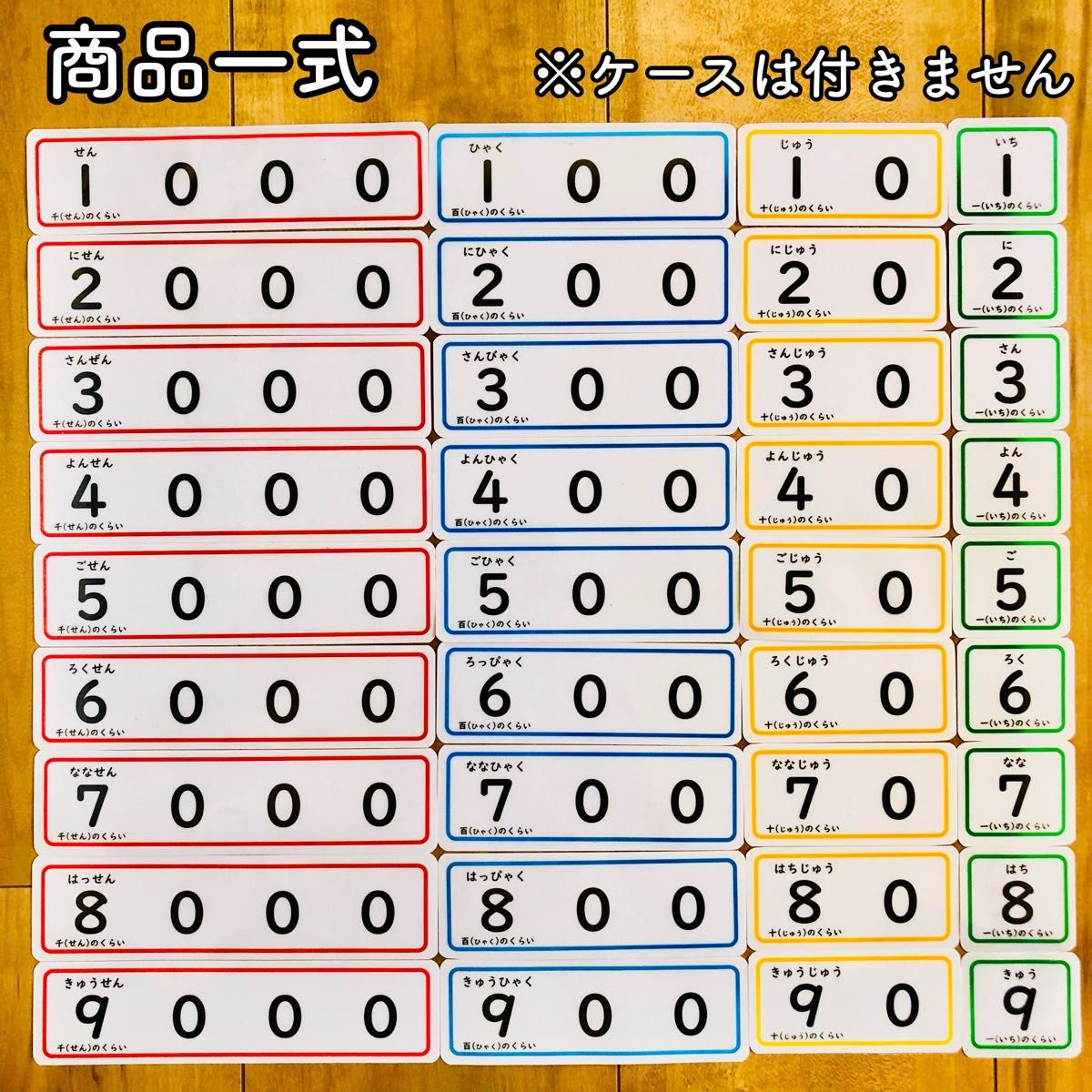 数字のよみかたカード 知育玩具 保育教材 療育 発達障害 モンテッソーリ 算数