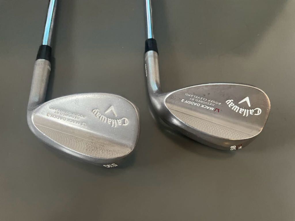 Callaway Mack Daddy 2 ウェッジ ( キャロウェイ マックダディ 2 ) 52°+ 58° 2本セット ノーメッキ仕様NSPro950_画像1