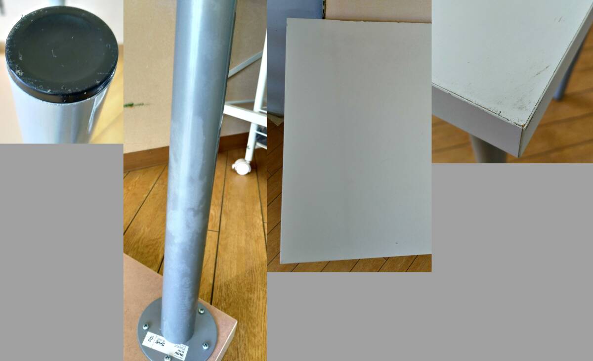 ■イケア　IKEA　テーブル　OLOV　22724　高さ調節可能　60~90cm　サイズ：約幅１２０ｘ奥行６０ｘ高さ８２ｃｍ■机　デスク■_画像8
