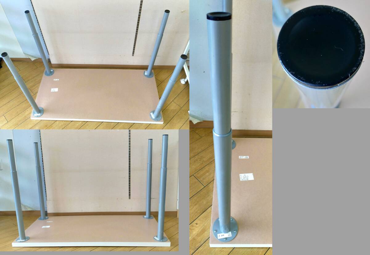■イケア　IKEA　テーブル　OLOV　22724　高さ調節可能　60~90cm　サイズ：約幅１２０ｘ奥行６０ｘ高さ８２ｃｍ■机　デスク■_画像6