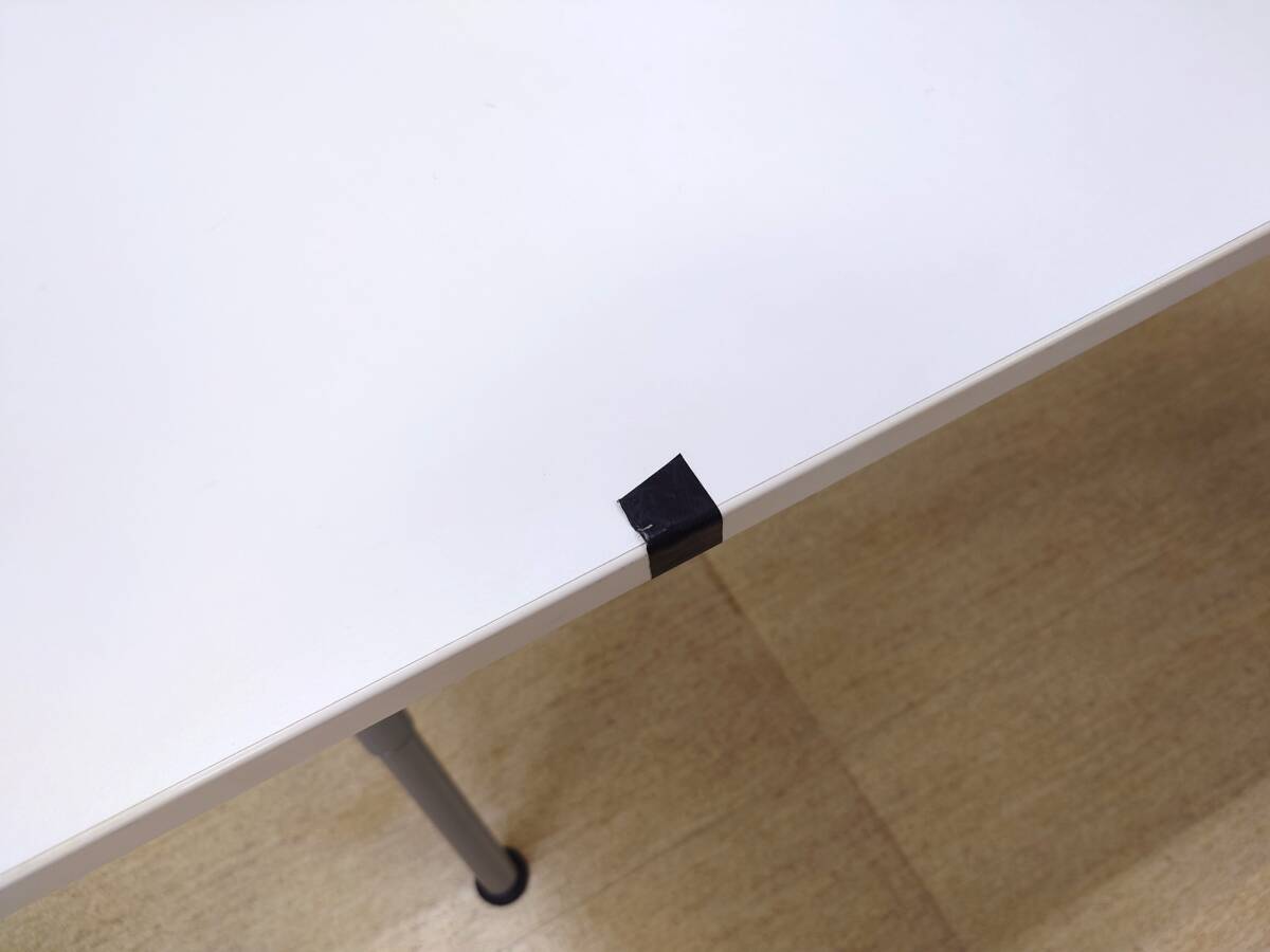 【引き取り可】IKEA イケア GALANT デスク ホワイト■サイズ約１６０ｘ８０ｘ６０～９０ｃｍ（高さ調節可能）■PCテーブル 学習机の画像9