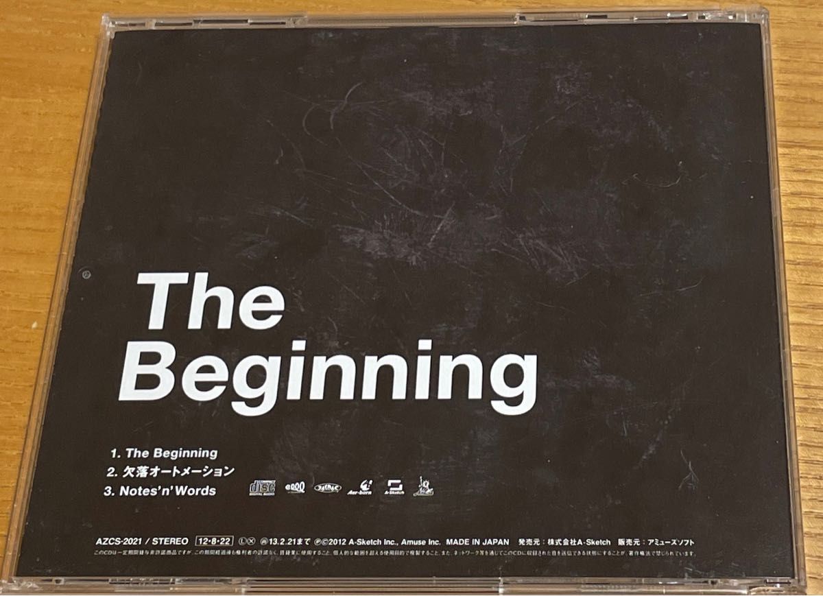 The Beginning ONE OK ROCK CD ステッカー付き