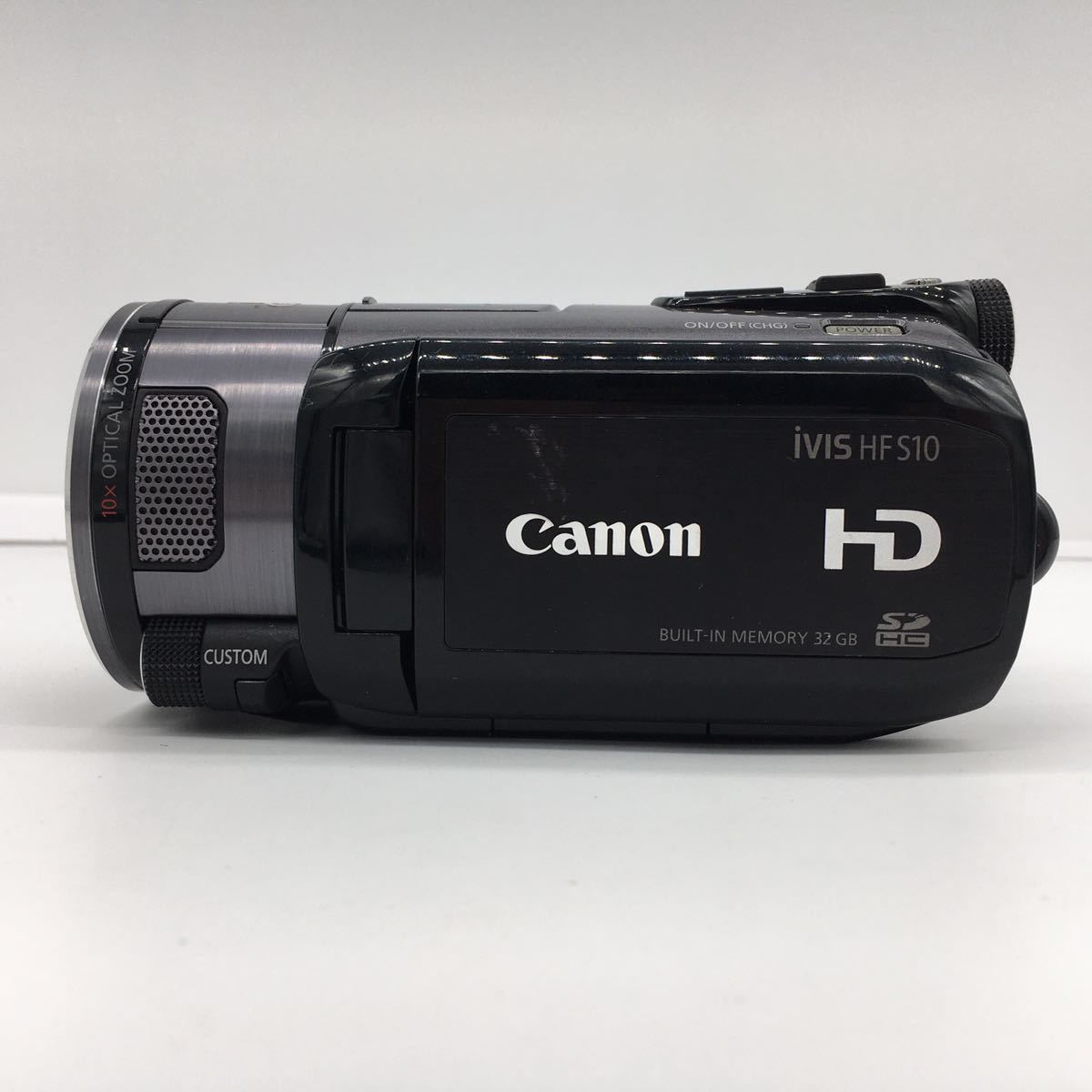 キヤノン CANON ビデオカメラ iVIS HF S10 バッテリー2個付属・充電器・リモコン・説明書付属 動作確認済み 現状品_画像4
