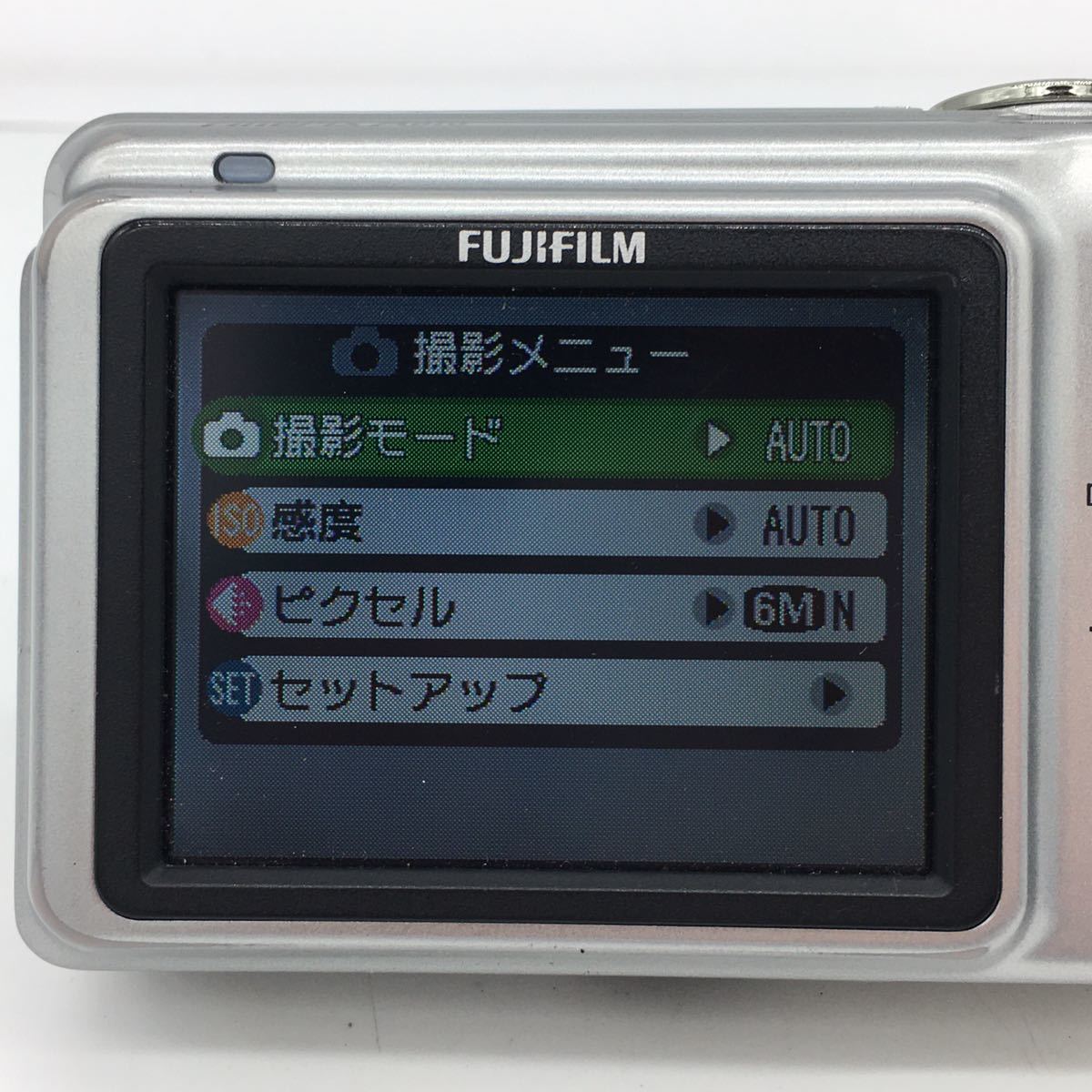 FUJIFILM FinePix A610 富士フィルム ファインピクス シルバー デジカメ デジタル カメラ 単三電池仕様 動作確認済み_画像4
