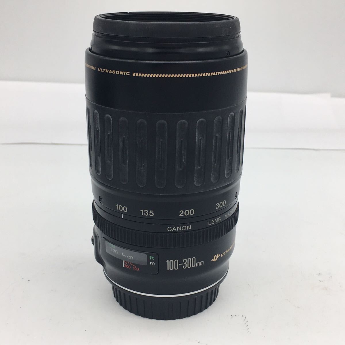 キャノン Canon ZOOM LENS EF 100-300mm 1:4.5-5.6 ULTRASONIC ウルトラソニック ズーム動作 確認済 ソフトケース付属 現状品の画像7