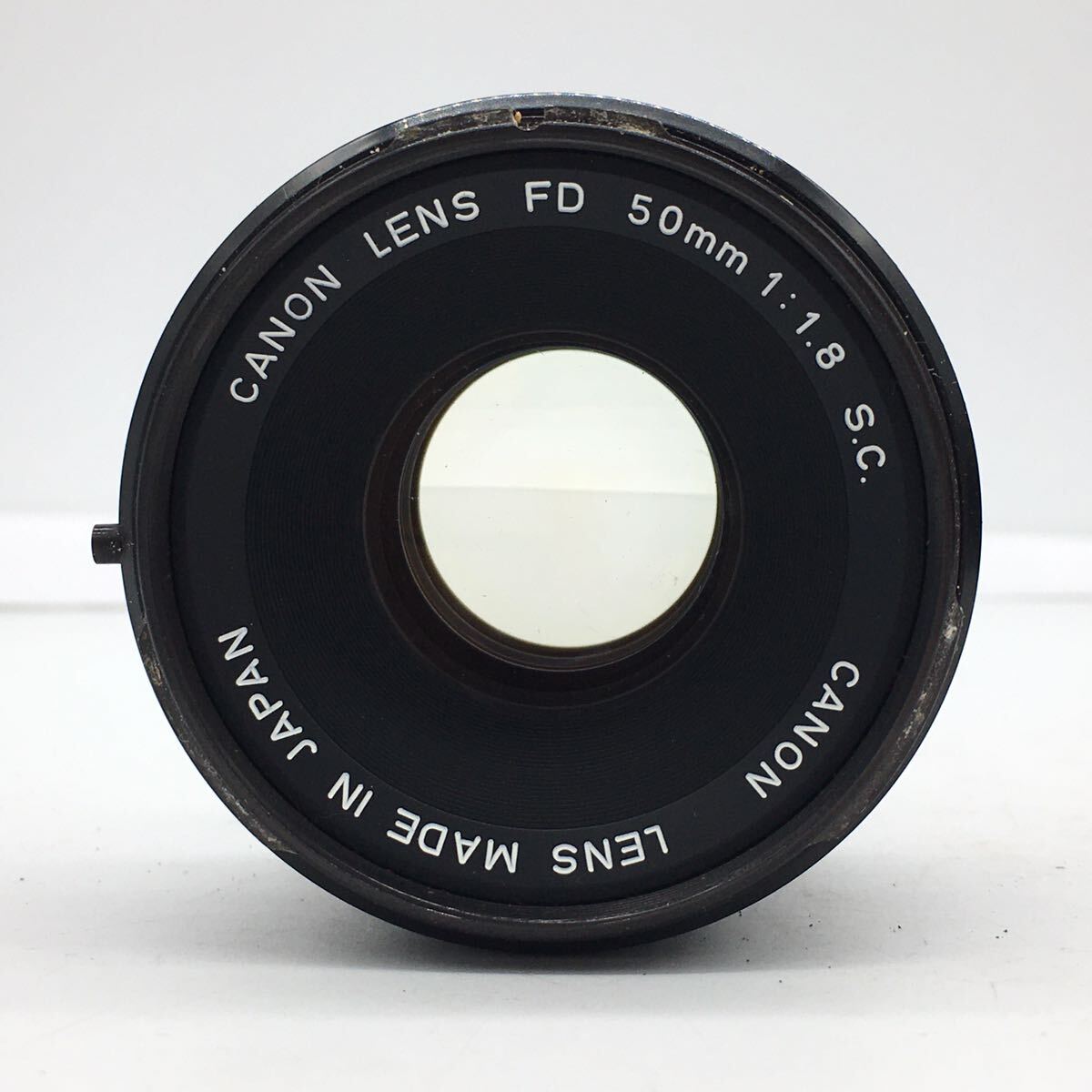 Canon キャノン FTb QL カメラ レンズ CANON LENS FD 50mm 1：1.8 S.C. 一眼レフ フィルム カメラ シャッター 動作OK 現状品_画像10
