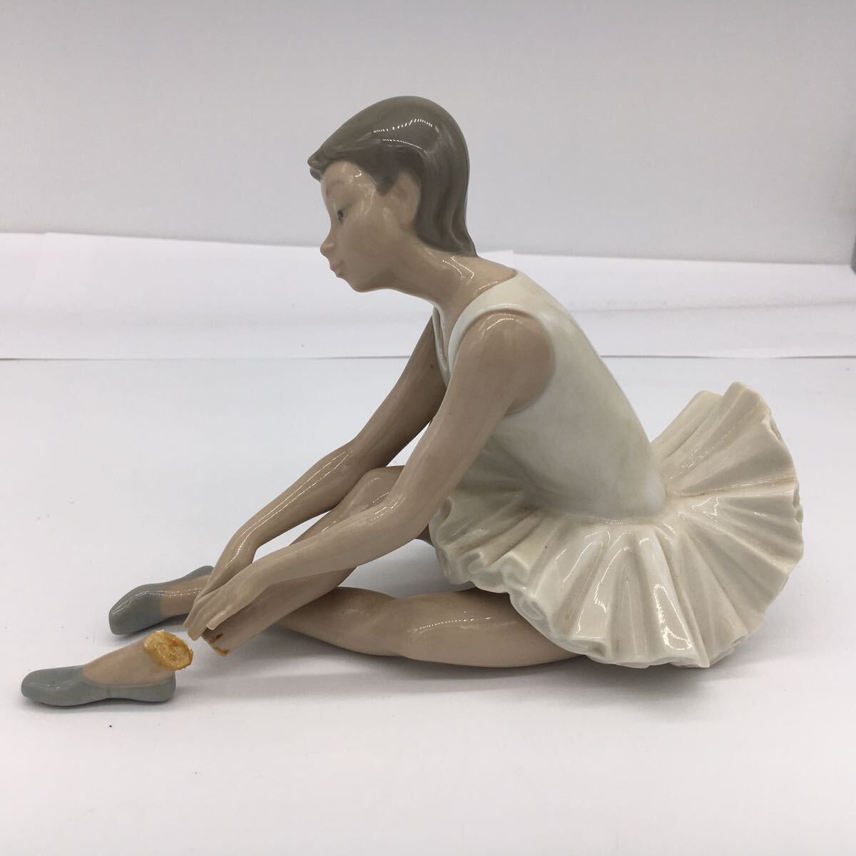 リヤドロ LLADRO ナオ nao バレリーナ 足首折れあり フィギュリン 陶器 人形 西洋陶磁 洋風 置物 アンティーク コレクション インテリア_画像8