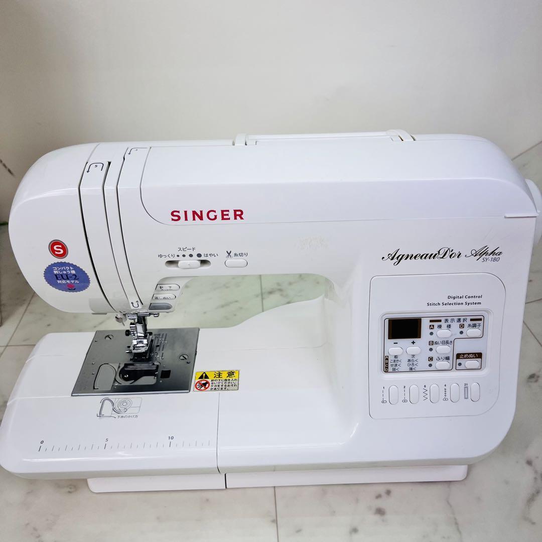 SINGER シンガー ミシン 本体 SY-180E アニュドール アルファ SINGER シンガー ミシン 本体 SY-180E アニュドール アルファ