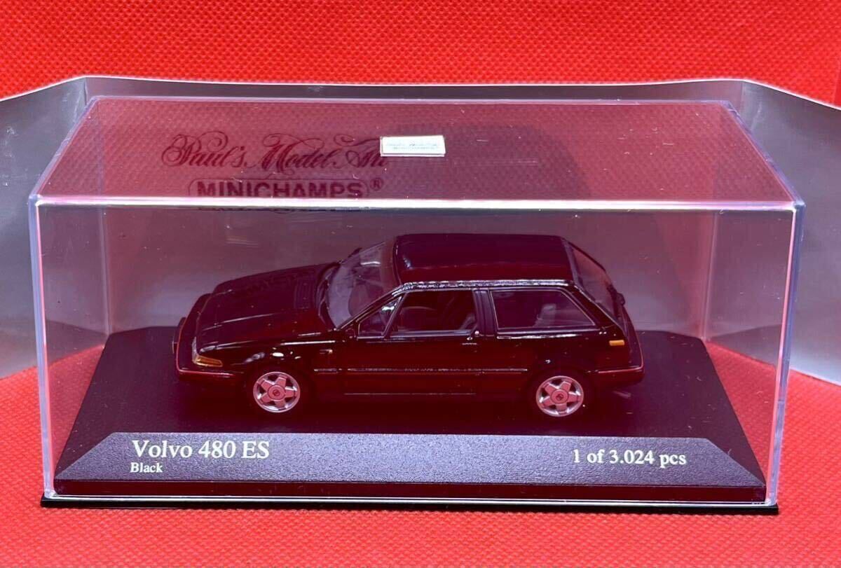 ミニチャンプス ボルボ 1/43 MINICHAMPS VOLVO 480 ES 1986 Black 400171520_画像3