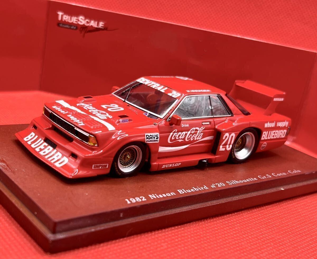 TSM 1/43 ニッサン ブルーバード Gr.5 #20 1982 コカコーラ WEC Japan Nissan Bluebird 　TSM104314 トゥルースケールミニチュアズ 難あり_画像3