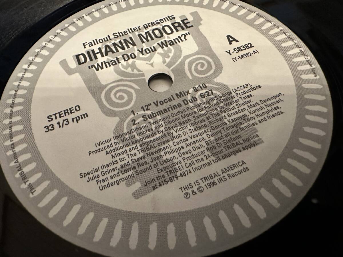 12”★Fallout Shelter Featuring Dihann Moore / What Do You Want? / ディープ・ヴォーカル・ハウス！の画像3