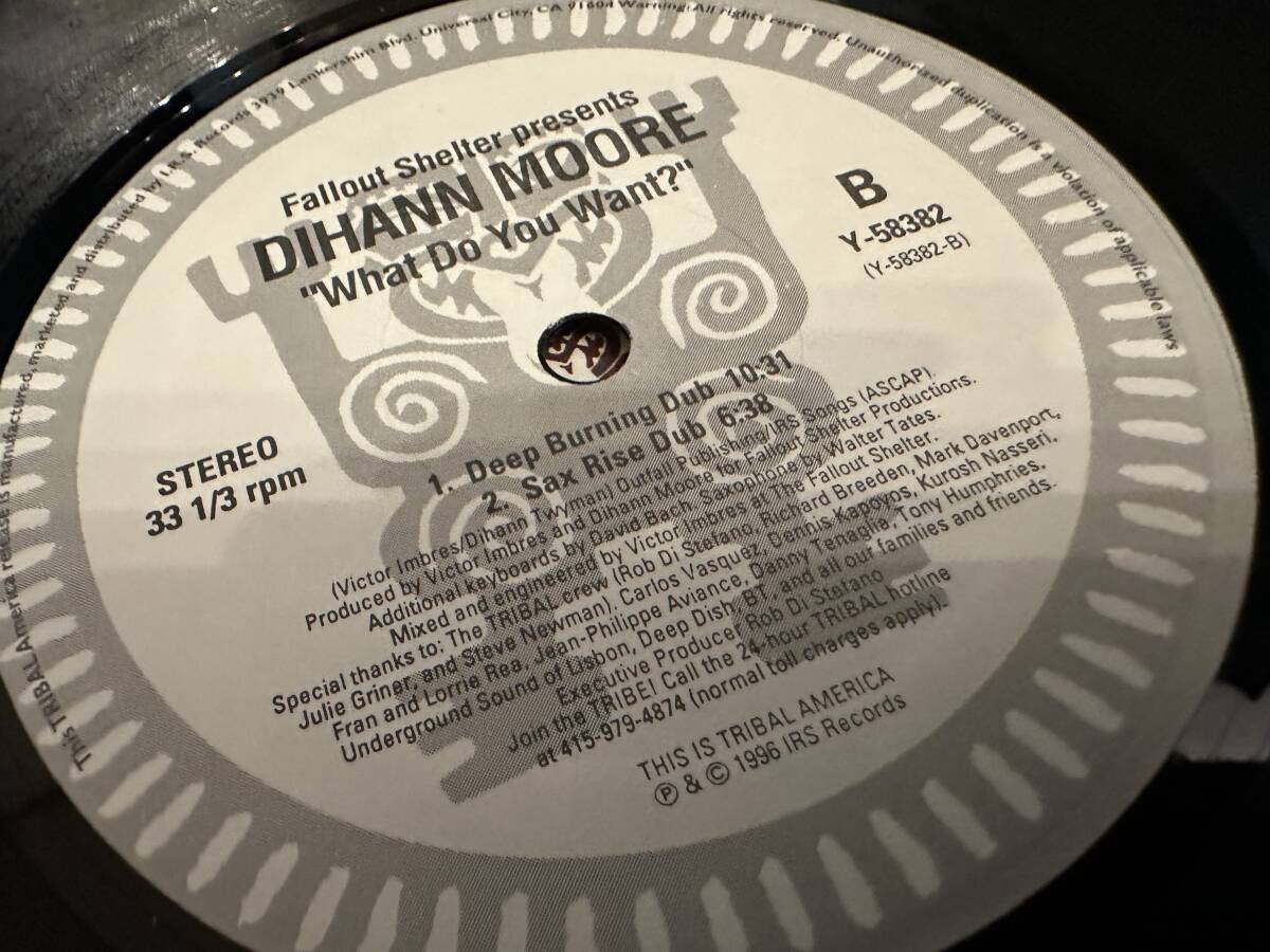 12”★Fallout Shelter Featuring Dihann Moore / What Do You Want? / ディープ・ヴォーカル・ハウス！の画像4
