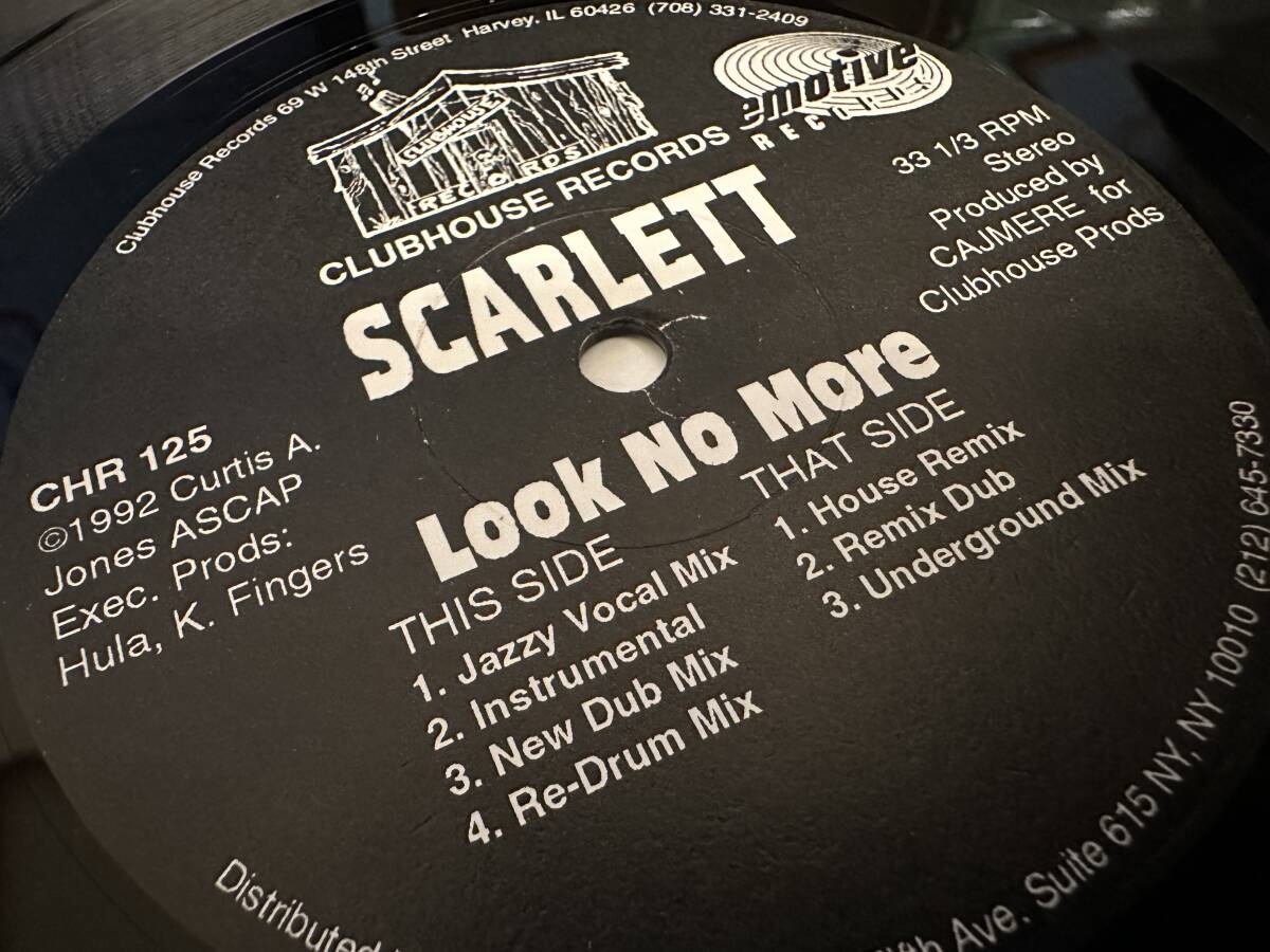 12★Scarlett / Look No More / ヴォーカル・ハウス・クラシック！_画像1