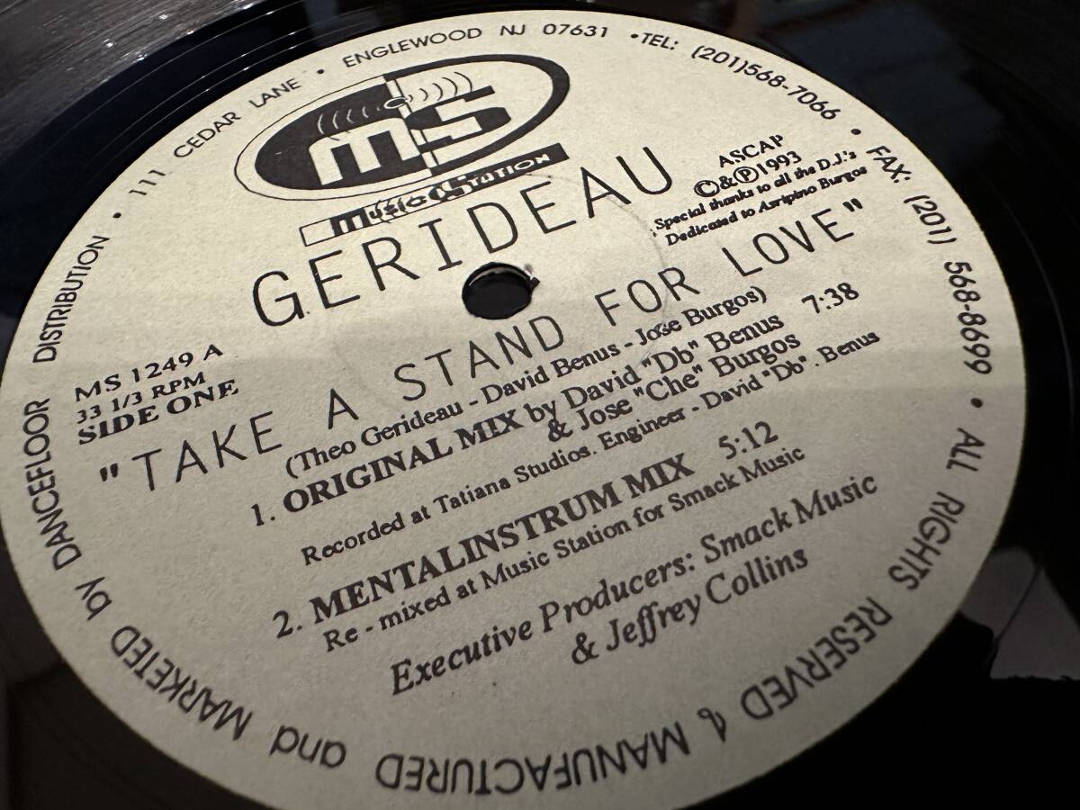 12”★Gerideau / Take A Stand For Love / ディープ・ヴォーカル・ハウス！_画像2