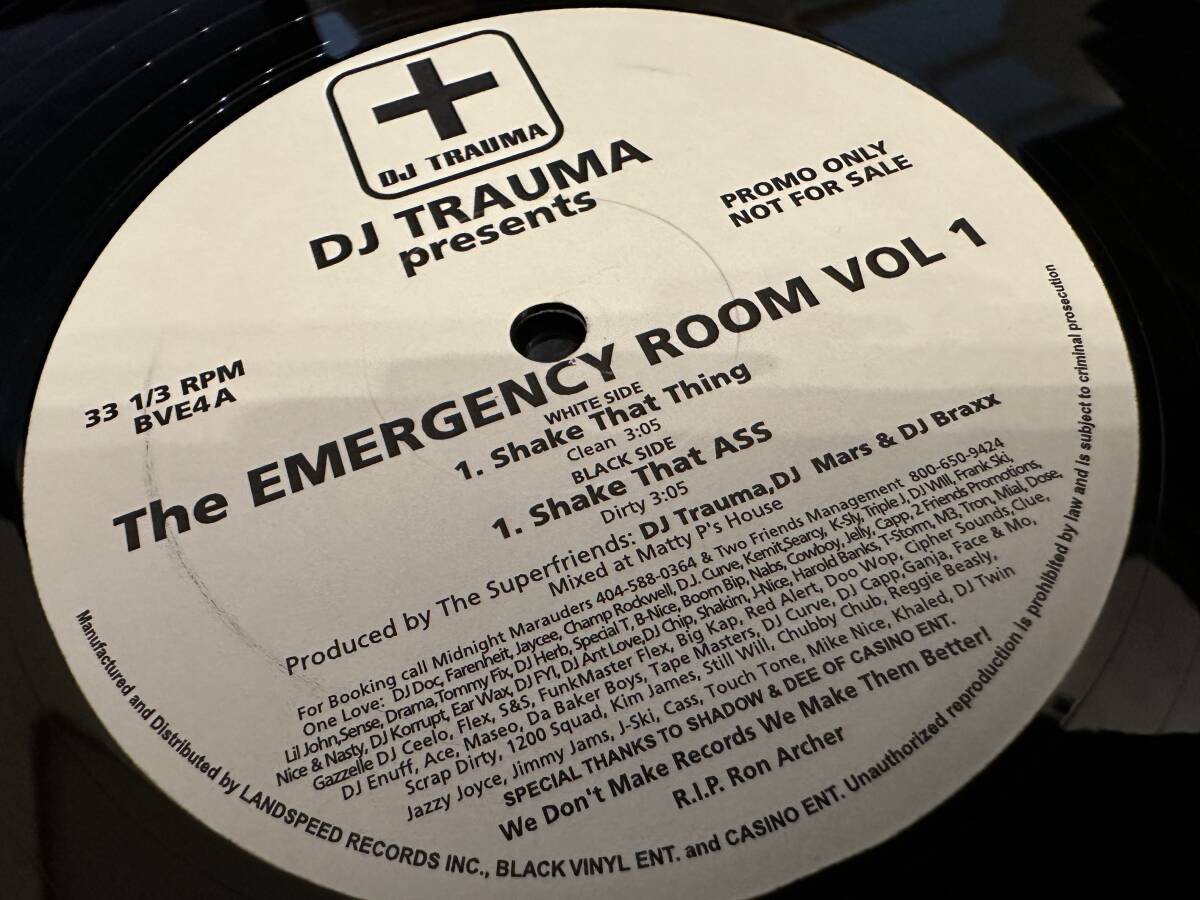 12”★DJ Trauma / The Emergency Room Vol 1 / Shake That Thing_画像1