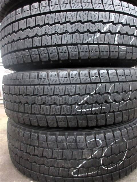 送料無料　スタッドレス　205/75R16　DUNLOP　LT03　20～21年　三菱キャンター　ふそう　新車外しXAC16×5.5K　5穴　美品　6本セット_画像8