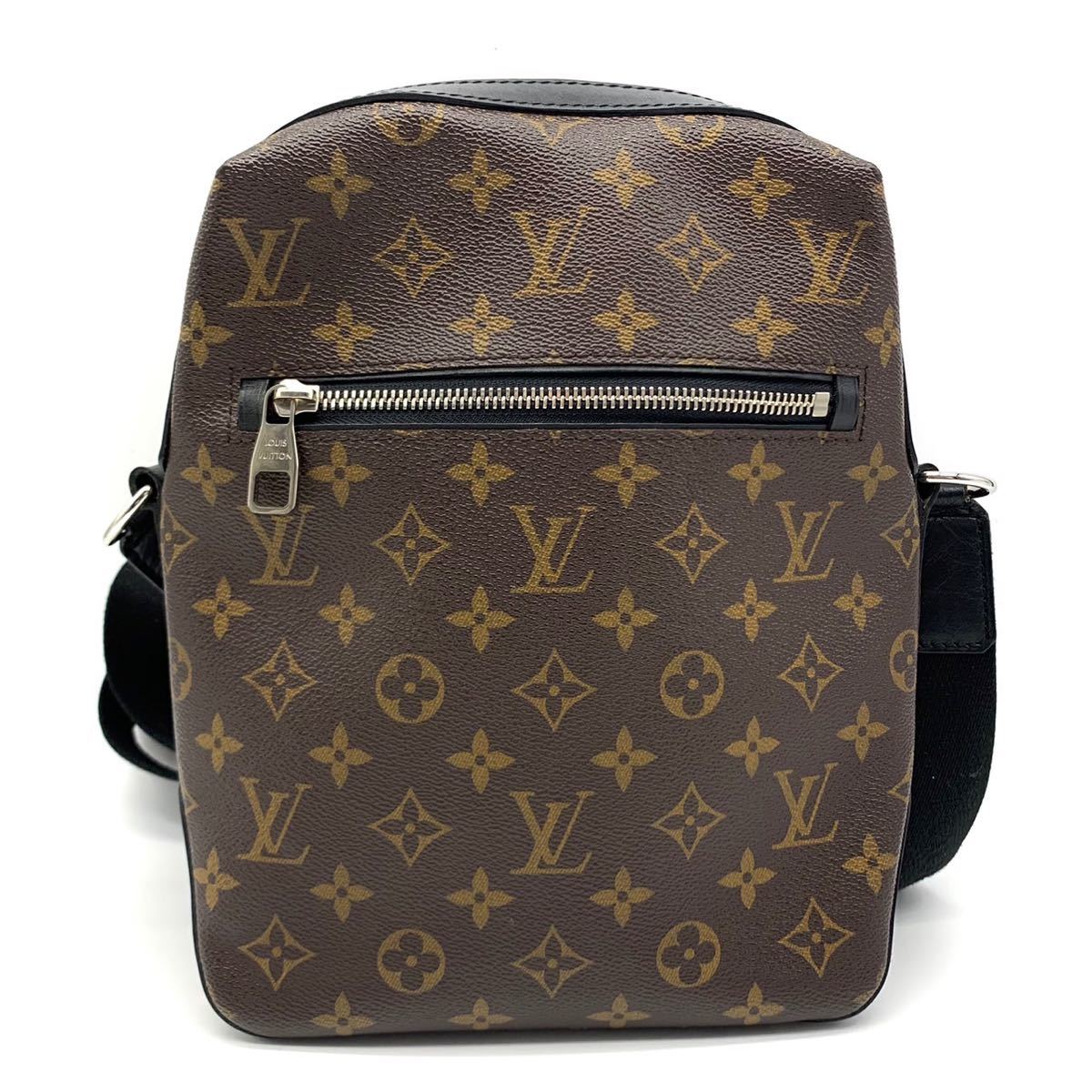 1円●極美品●LOUIS VUITTON ルイヴィトン モノグラム マカサー トーレスPM M40635 カメラバッグ ショルダーバッグ 斜めがけ鞄 黒 メンズ_画像2