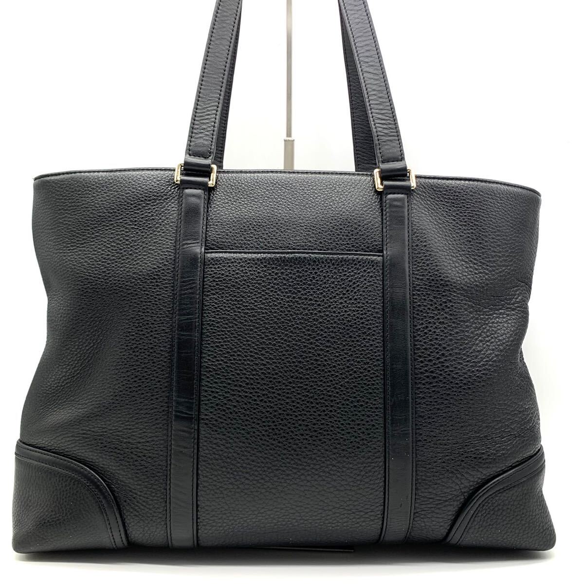 1 jpy * ultimate beautiful goods / regular price 8 ten thousand *Paul Smith Paul Smith tote bag business bag shoulder shoulder ..* A4 storage wrinkle leather car f leather black men's 