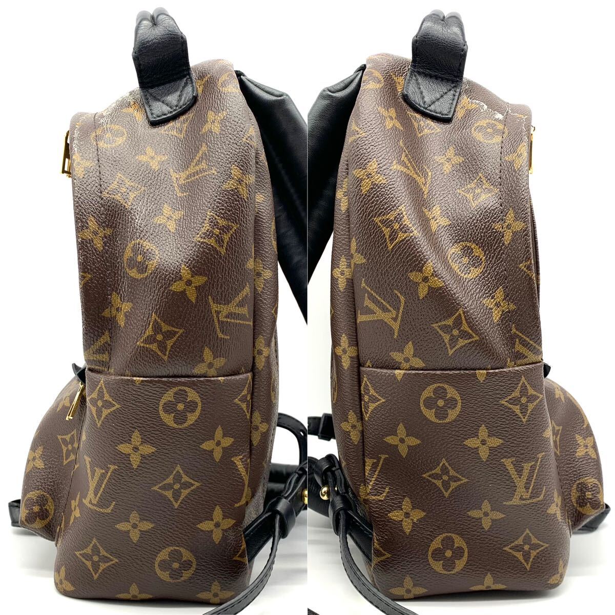 1円●付属品完備●LOUIS VUITTON ルイヴィトン パームスプリングス M44873 モノグラム リュックサック バックパック レディース メンズの画像4