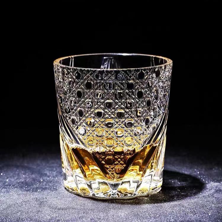 ウイスキーグラス ロックグラス ブランデーグラス ウイスキー クリア グラス クリスタルグラス コップ ビアグラス 260ml ２個セットの画像2