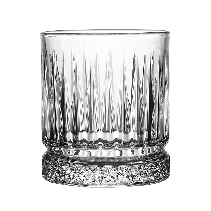 ウイスキーグラス ロックグラス ブランデーグラス ウイスキー クリア グラス クリスタルグラス コップ ビアグラス  300ML ２個セットの画像10