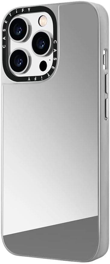 【未使用】CASETiFY LM2113 ミラー iPhone 14 Pro ケース [1.5mからの落下試験をクリア/MagSafe に対応] - シルバー (シルバーバンパー)_画像5
