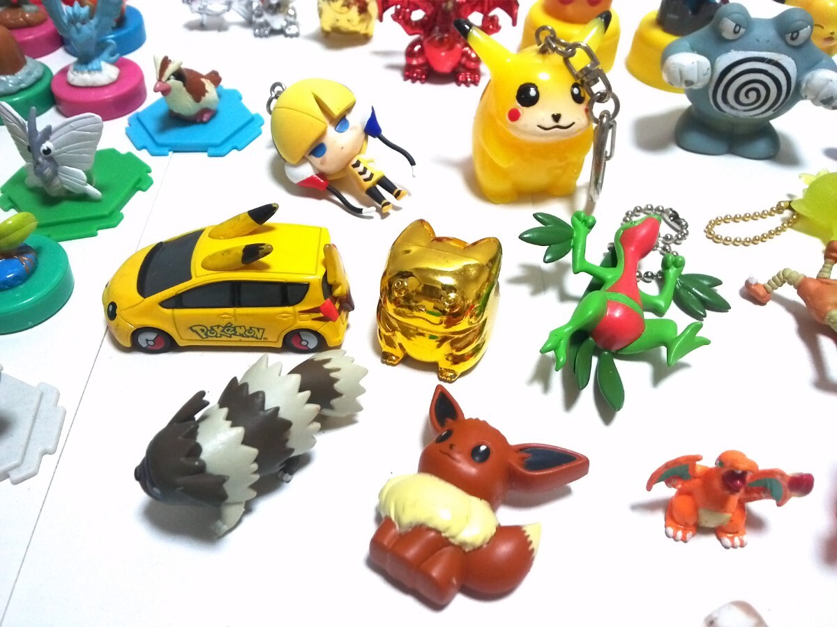 大量 (初期)ポケモン フィギュア ミニカー キーホルダー 消しゴム スーパーボール ミニプラ モンコレ 等 色々 セット_画像2