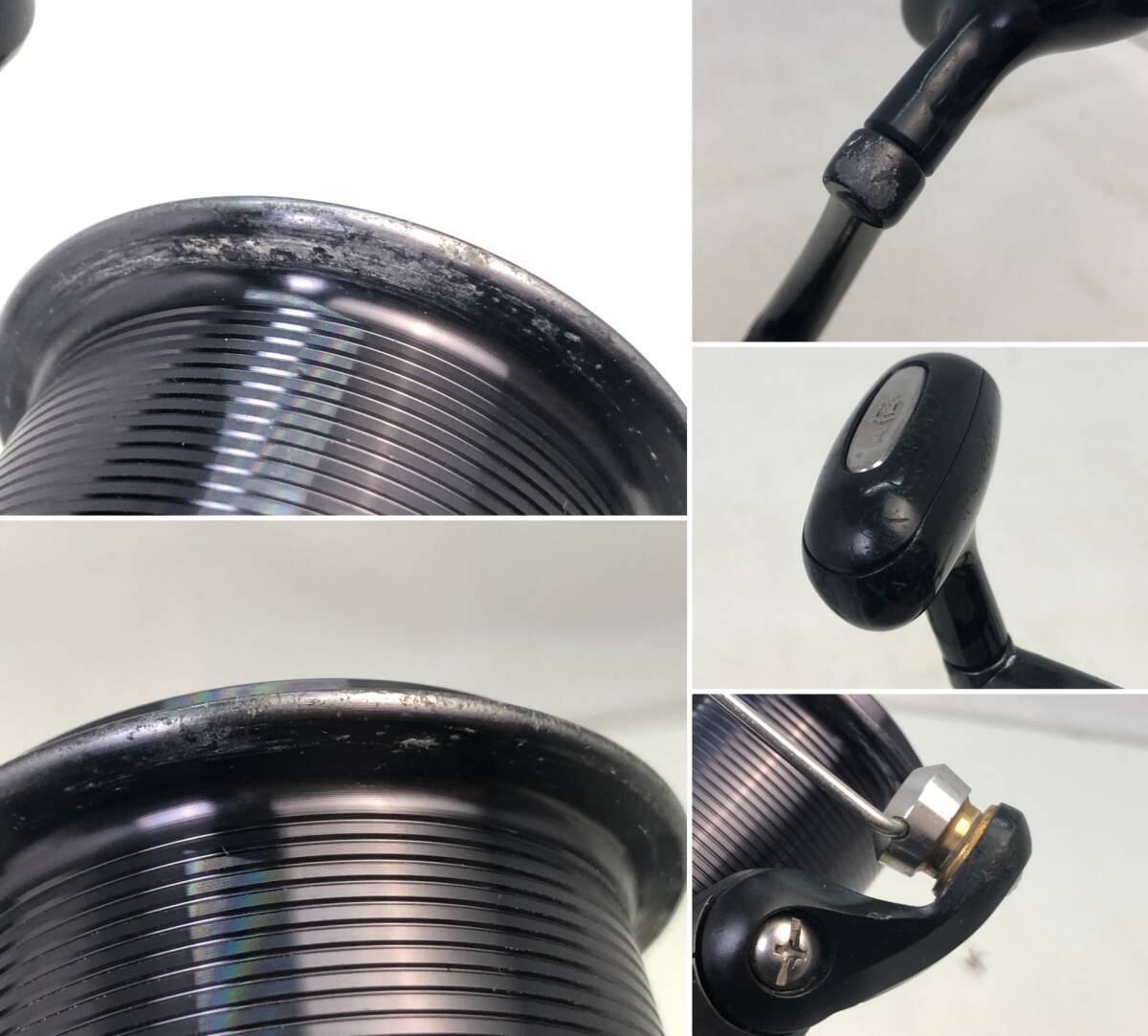 【9472】スピニングリール 3点 まとめ DAIWA CROSSCAST 4000 059660 059326 BLUSTER SPIN 4008 szm クロスキャスト ダイワ 釣り具 現状品_画像6