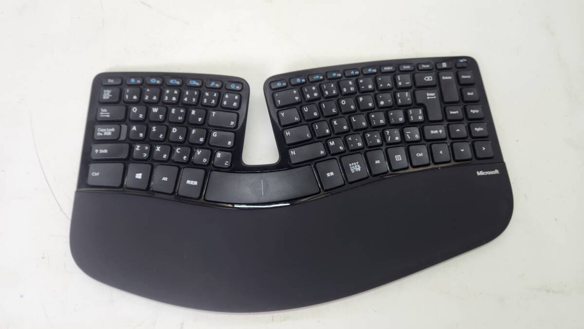 【9859】Microsoft Sculpt Ergonomic Keyboard for Business キーボード 5KV-00006 欠品あり 未動確 ジャンク品_画像2