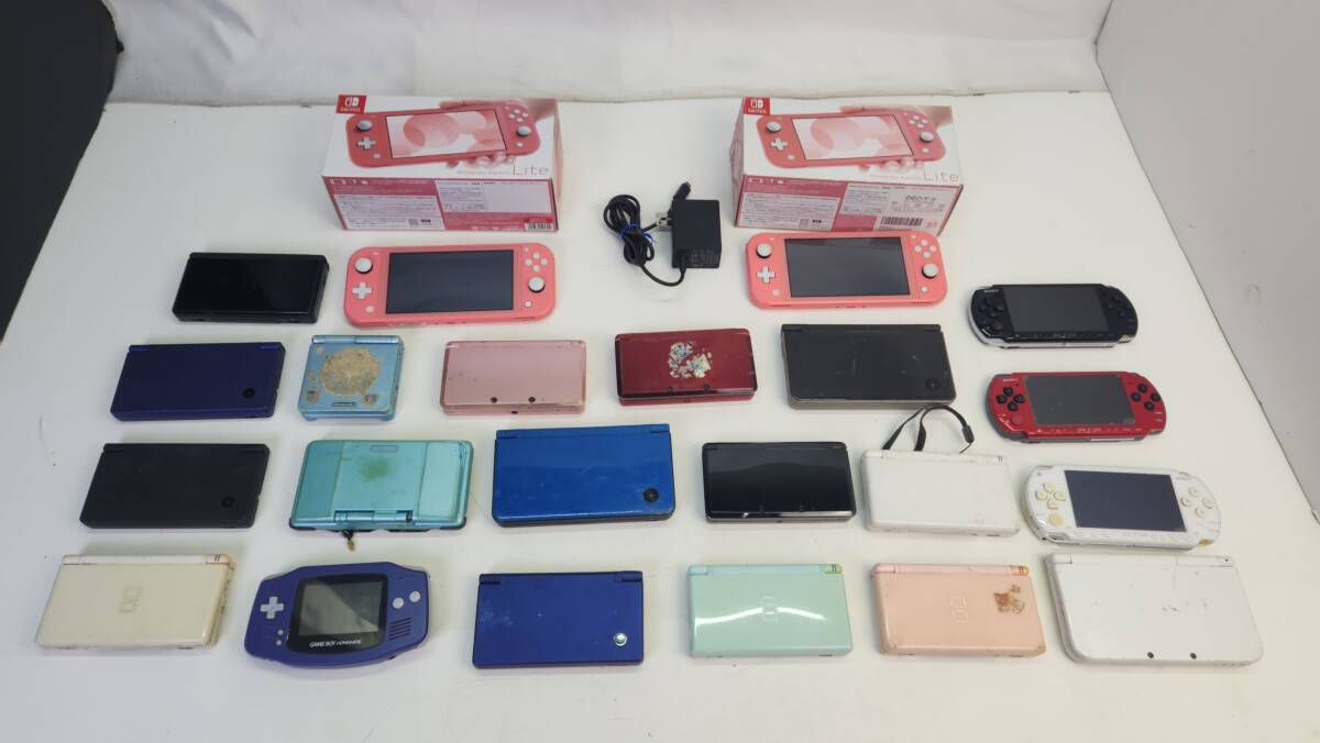 【0450】1円~ 携帯ゲームハード まとめ Nintendo Switch Lite DS LL DSi 3DS new3DS LL SONY PSP-3000 PSP-1000 未動確 ジャンク品の画像1