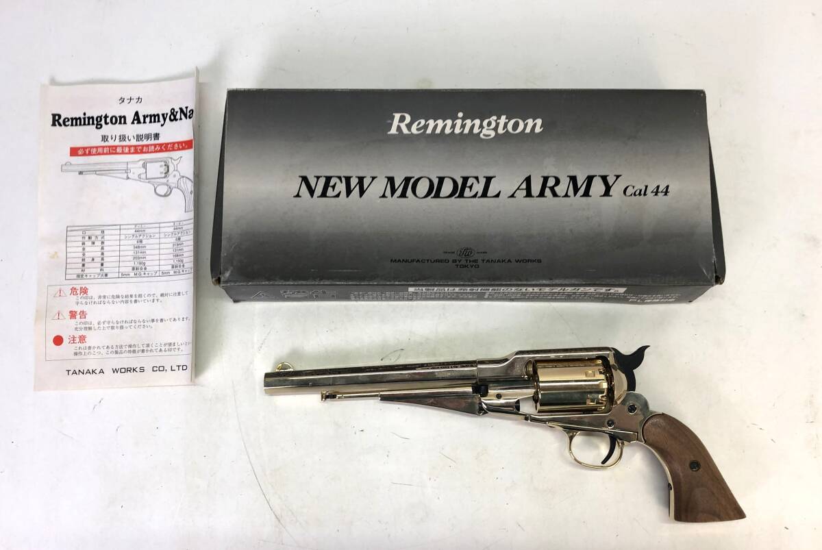 【0373】【モデルガン】タナカ レミントン ニューモデルアーミー Cal44 Remington NEW MODEL ARMY 中古品の画像1