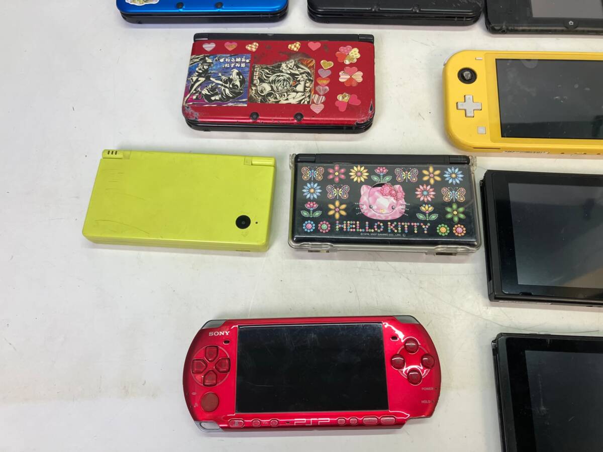 [8583][1 jpy ~] Junk mobile game machine summarize switch Lite PSVITA 3DSLL DSLite PSP retro game operation not yet verification present condition goods 