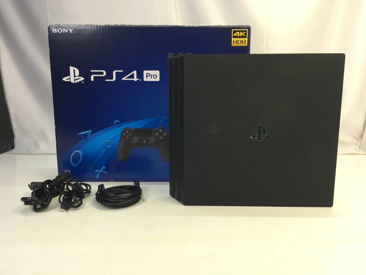 【0389】【1円～】プレイステーション4 Pro 1TB ジェット・ブラック CUH-7000B PS4 PlayStation SONY 動作確認済み 中古品の画像1