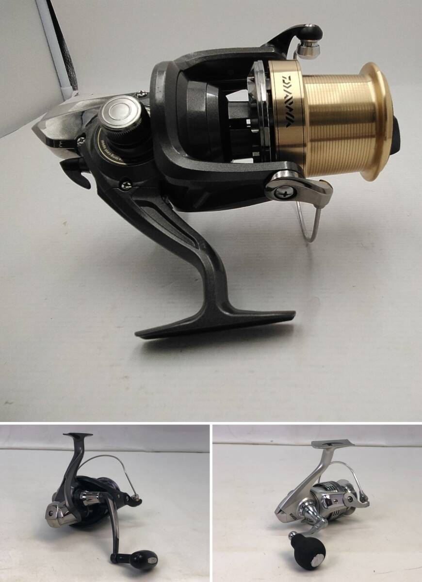 【9472】スピニングリール 3点 まとめ DAIWA CROSSCAST 4000 059660 059326 BLUSTER SPIN 4008 szm クロスキャスト ダイワ 釣り具 現状品_画像4