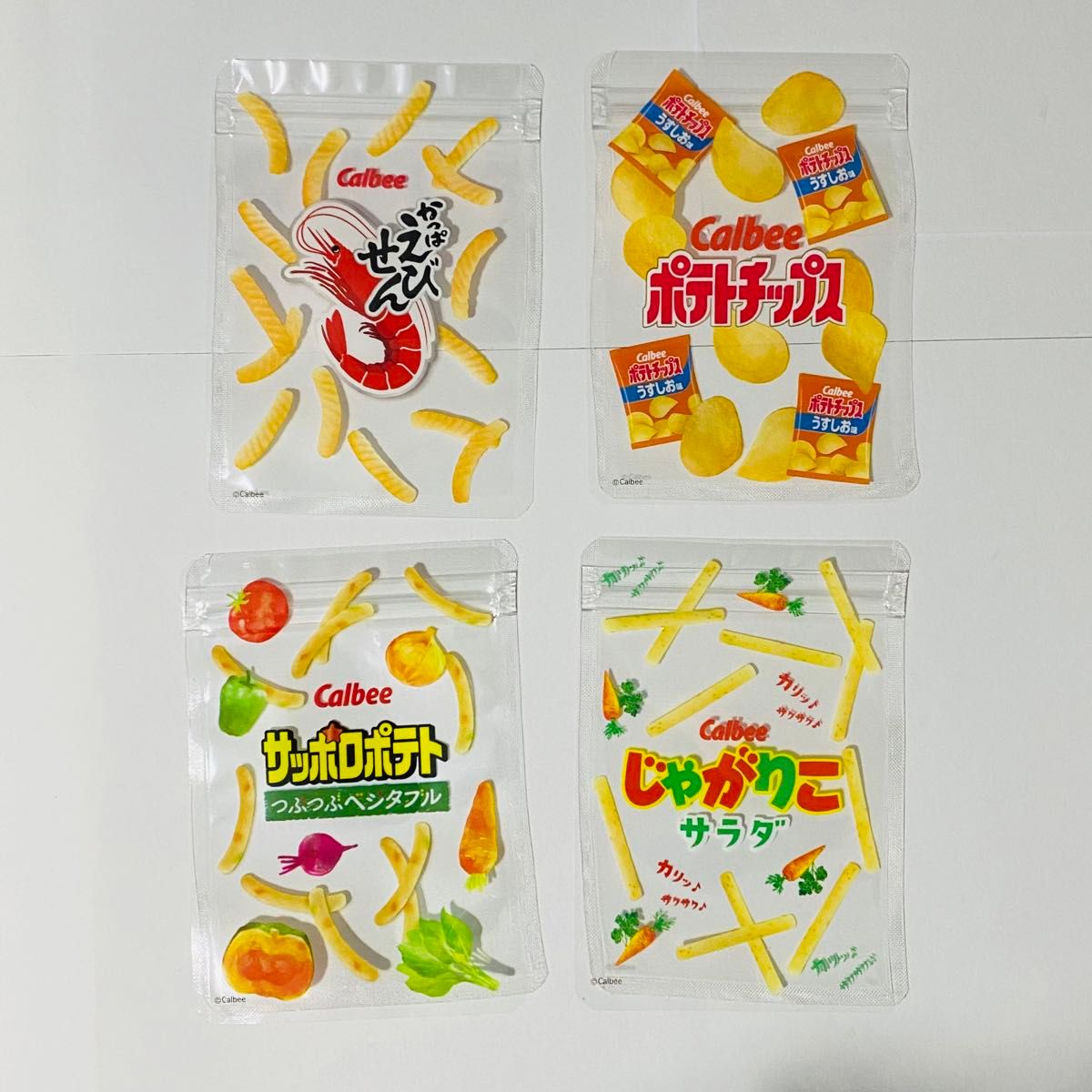 明治　MEIJI カルビー　CALBEE ロッテ　LOTTE チロルチョコ　ジップバッグ　28枚　セット　