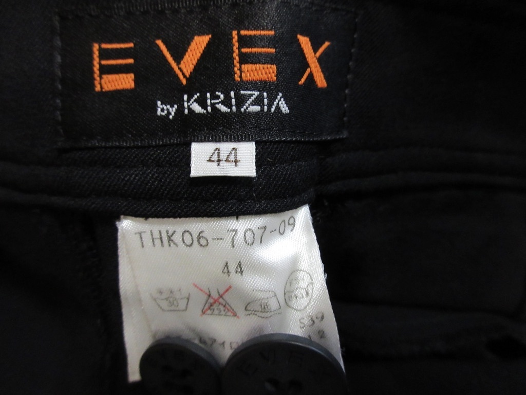 EVEX by KRIZIA クリッツィアストレッチロングパンツ・万能パンツ+志村雅久ビッグTシャツ・クリーニング済み_画像6