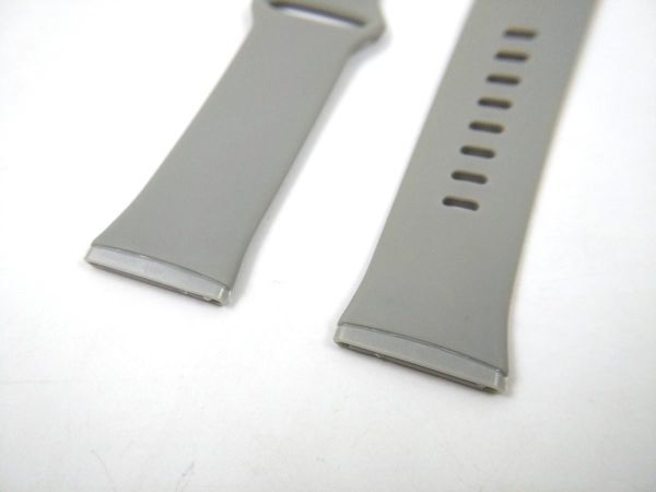 Fitbit Versa 3 バンド 交換ベルト シリコン Sサイズ グレー