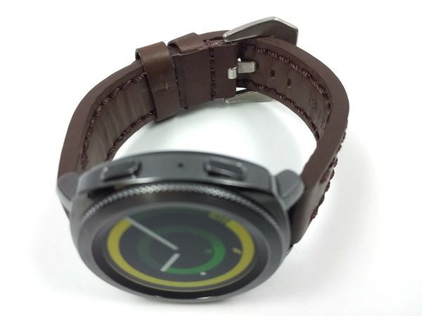 ミリタリー腕時計ベルト ウォッチバンド 本革レザー バネ棒付属 20mm ダークブラウン