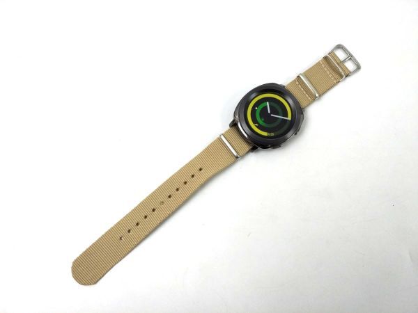 natoタイプ ナイロン製ミリタリーストラップ 腕時計布ベルト ベージュ 18mmの画像3