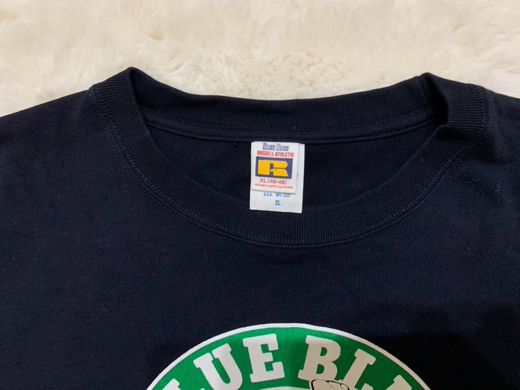 ハリウッドランチマーケット　BLUE BLUE×ラッセルコラボ　半袖 Tシャツ XLサイズ_画像4